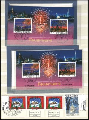 .gestempelt - Partie modernes Österr. meist in EURO - Währung gestempelt, - Stamps and postcards