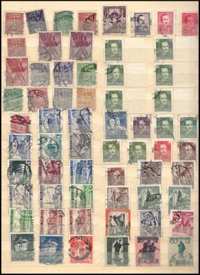 **/*/gestempelt - Partie Polen ab 1918, - Briefmarken und Ansichtskarten