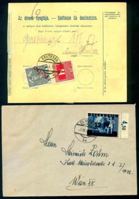 .gestempelt/*/**/Poststück - Österr. - Partie Dubl. ab Monarchie, - Briefmarken und Ansichtskarten