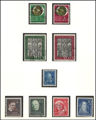 .gestempelt - Sammlung BRD ca. 1949/1973, - Francobolli e cartoline