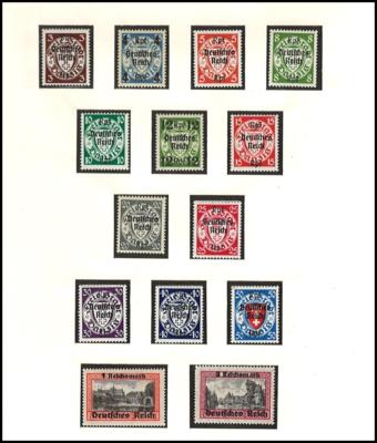 **/*/gestempelt - Sammlung D.Reich 1938/1945, - Briefmarken und Ansichtskarten
