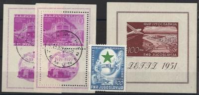 **/*/gestempelt - Sammlung Jugosl. ab ca. 1944/1970 mit Dubl. ab 1918, - Stamps and postcards