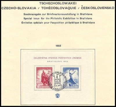 .gestempelt - Sammlung Tschechosl. Ausg. 1919, - Francobolli e cartoline