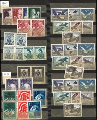 ** - Partie Österr. ab 1945, - Stamps and postcards