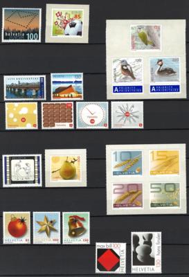 ** - Schweiz - Partie FRANKATURWARE - Briefmarken und Ansichtskarten