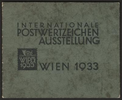 Poststück Blockmappe zum WIPABLOCK mit stärkeren Sammlerspuren, - Briefmarken und Ansichtskarten