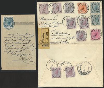 Poststück/Briefstück - Partie Poststücke Österr. Monarchie ab Vorphila mit interess. Stücken, - Stamps and postcards