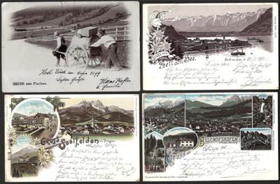 Poststück - Kl. Partie AK meist Österreich - Stamps and postcards