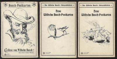 Poststück - Kl. Partie AK "Wilhelm - Francobolli e cartoline