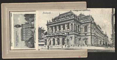 Poststück - Mechanische Ziehkarte "Budapest", - Stamps and postcards