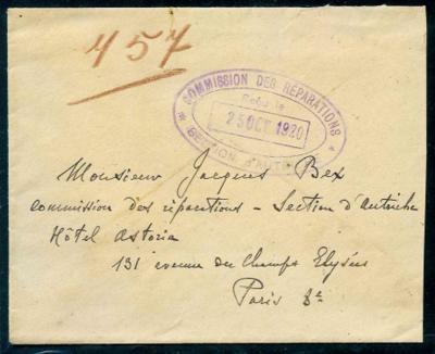 Poststück - Österr. I. Rep. - Dienstpost - Briefmarken und Ansichtskarten