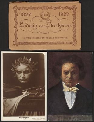 Poststück - Partie AK Beethoven, - Briefmarken und Ansichtskarten