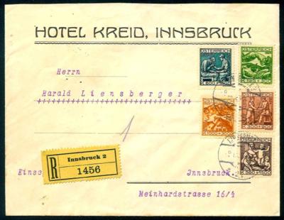 Poststück - Partie Belege Österr. u.a. Recobrief - Stamps and postcards