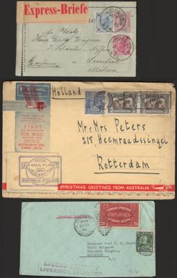 Poststück - Partie Europa u. Übersee mit Canada - Großbrit. - Österr. etc., - Stamps and postcards