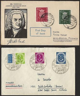 Poststück - Partie FDCs - Ersttagsund Sonderstempelbelege BRD ab 1949, - Známky a pohlednice