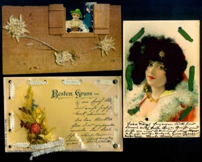PoststückPartie Motivkarten - Glückwünsche, - Stamps and postcards