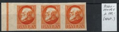 ** - Bayern Nr. 104 P (1 Mark Probedruck - Francobolli e cartoline