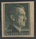 (*) - D.Reichh Nr. 799 ungezähnt auf gelblichem Andruckpapier, - Francobolli e cartoline