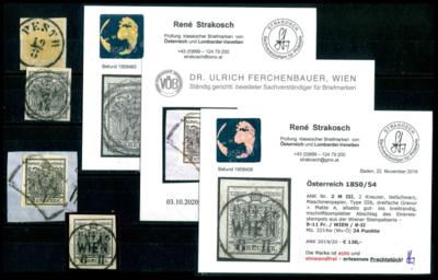 .gestempelt/Briefstück - Österr. - Nr. 1H Ia gelbocker, - Briefmarken und Ansichtskarten
