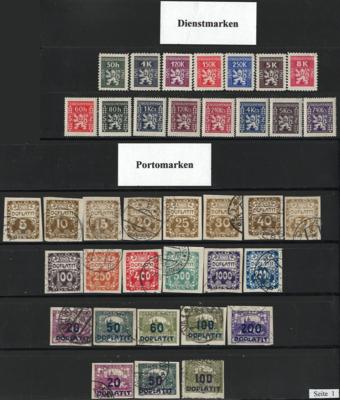 .gestempelt/*/**/Briefstück - Sammlung - Briefmarken und Ansichtskarten
