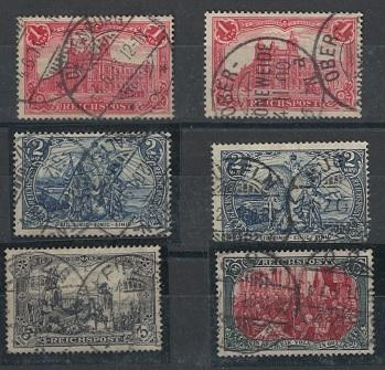 .gestempelt - D.Reich Nr. 63 (zwei Nuancen), - Stamps and postcards
