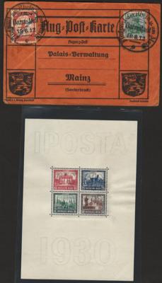 **/*/gestempelt/Poststück/Briefstück/(*) - Sammlung D. REich ab 1872 mit D. Bes. WK II und etwas altd. Staaten, - Známky a pohlednice