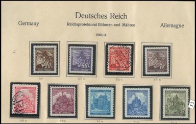 .gestempelt/*/**/Poststück - Deutschland  u. Gebiete - Partie Dubl. u. Massenware mit einigen interess. Werten, - Briefmarken und Ansichtskarten