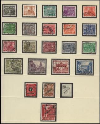 .gestempelt/**/* - Sammlung Berlin 1948/1990, - Známky a pohlednice