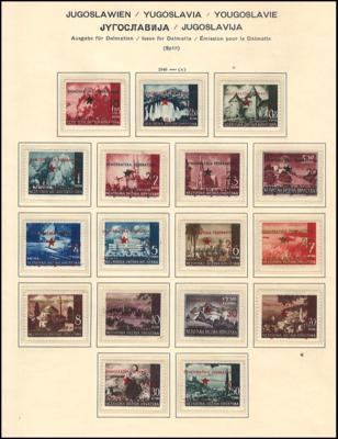 */**/gestempelt - Sammlung Jugosl. ca. 1918/1969, - Briefmarken und Ansichtskarten