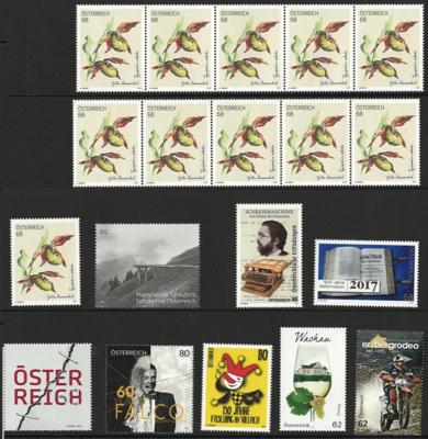 ** - Österr. Nominalware, - Briefmarken und Ansichtskarten