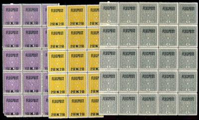 ** - Österr. Nr. 225y/227y, - Stamps and postcards