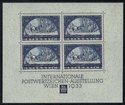 * - Österr. - WIPABLOCK (125:104:125,5:104,5), - Briefmarken und Ansichtskarten