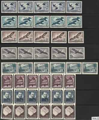 **/* - Partie Österr. ab 1945, - Briefmarken und Ansichtskarten