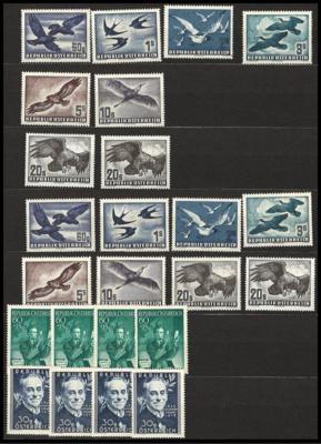** - Partie Österr. II. Rep. aus ca. 1947/1960, - Stamps and postcards