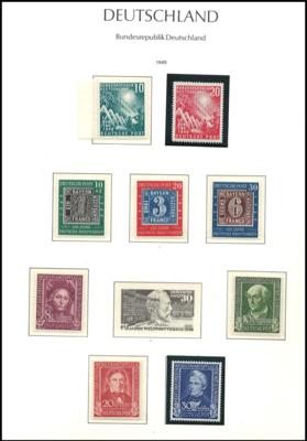 ** - SAmmlung BRD ca. 1949/1994, - Briefmarken und Ansichtskarten