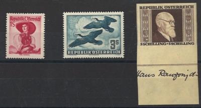 ** - Sammlung Österr. 1945/ 1974 in - Stamps and postcards