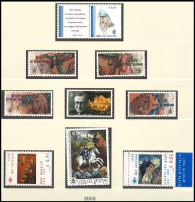 ** - Sammlung Vatikan 1979/ 2018, - Stamps and postcards