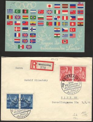 Poststück/Briefstück - Partie Poststücke D.Reich u., - Známky a pohlednice