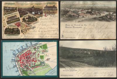 Poststück - Partie alte Ansichtskarten Ungarn, - Stamps and postcards