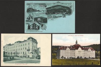Poststück - Partie ausgesuchte Ansichtskarten meist Oberösterr. u.a. Vöcklabruck, - Briefmarken und Ansichtskarten