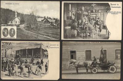 Poststück - Partie Motiv- und Ansichtskarten Österr. u.a. mit Rachling - Gasthof Strasser in Graz, - Francobolli e cartoline