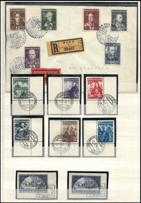 .gestempelt/Briefstück/Poststück - Partie - Stamps and postcards