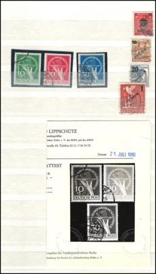 .gestempelt/Briefstück/Poststück - Sammlung Berlin ab 1948, - Francobolli e cartoline
