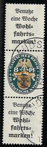 .gestempelt - D.Reich - Zusammmendruck Nr. S65, - Stamps and postcards
