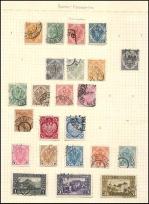 .gestempelt - Grundstocksammlung Jugosl. u. alte Teilstaaten, - Briefmarken und Ansichtskarten