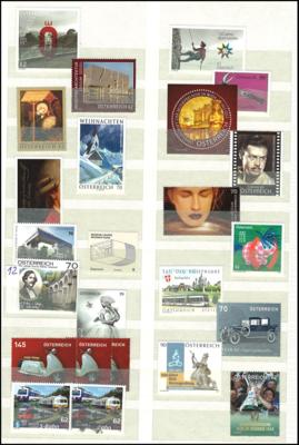 **/gestempelt - Österr. Partie Dubl. ca. 2000/2012, - Briefmarken und Ansichtskarten