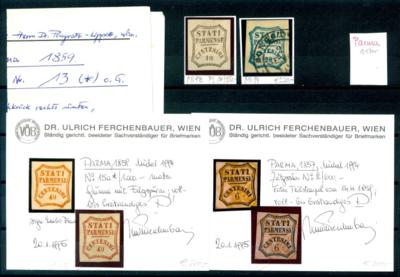 */gestempelt - Parma - Nr.13 (*), - Briefmarken und Ansichtskarten