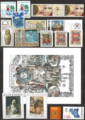 **/gestempelt - Partie meist moderne Slowakei und Tschechien, - Stamps and postcards