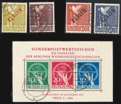.gestempelt - Sammlung BERLIN AUSG. 1948/68 - kpl., - Briefmarken und Ansichtskarten