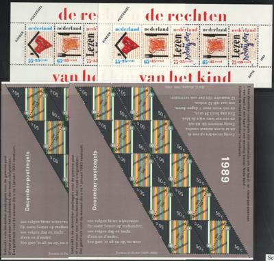 .gestempelt/*/** - Sammlung Niederlande ca. 1852/1990 mit Dubl., - Francobolli e cartoline